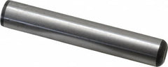 Value Collection - 1/2" Diam x 3" Pin Length Grade 8 Alloy Steel Standard Dowel Pin - C 50-58 Hardness, 51,000 Lb Breaking Strength, 1 Beveled & 1 Rounded End - Americas Tooling