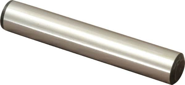 Value Collection - 3/4" Diam x 4-1/2" Pin Length Grade 8 Alloy Steel Standard Dowel Pin - C 50-58 Hardness, 114,000 Lb Breaking Strength, 1 Beveled & 1 Rounded End - Americas Tooling