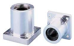 Thomson Industries - 0.751" ID, 1,900 Lb Static Load Capacity, Single Flanged Mounted Linear Bearing - Americas Tooling