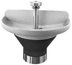 Bradley - Semi-Circular, Infrared Sensor, Internal Drain, 54" Diam, 4 Person Capacity, Terreon, Wash Fountain - 2.5 GPM, 8-1/2" Bowl Depth, 34" High - Americas Tooling