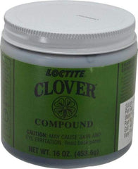 Loctite - 1 Lb Water Soluble Compound - Compound Grade Super Fine, 400 Grit, Black & Gray, Use on General Purpose - Americas Tooling