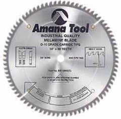 Amana Tool - 8" Diam, 5/8" Arbor Hole Diam, 64 Tooth Wet & Dry Cut Saw Blade - Carbide-Tipped, Crosscut & Cutoff Action, Standard Round Arbor - Americas Tooling