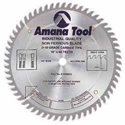 Amana Tool - 14" Diam, 1" Arbor Hole Diam, 84 Tooth Wet & Dry Cut Saw Blade - Carbide-Tipped, Standard Round Arbor - Americas Tooling