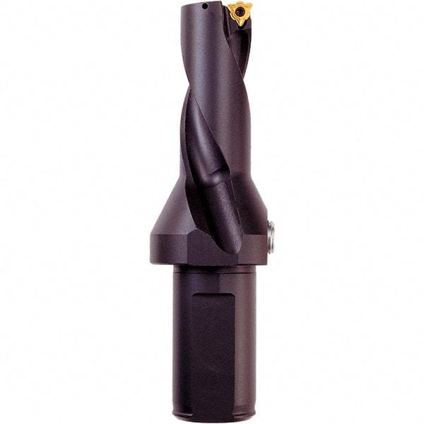 Iscar - 2.32" Max Drill Depth, 2.25xD, 1-1/32" Diam, Indexable Insert Drill - 1-1/4" Shank Diam, Whistle Notch Shank - Americas Tooling