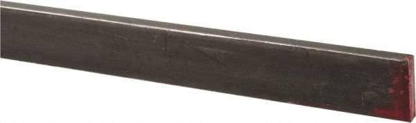 Made in USA - 36" Long x 1/8" High x 1/2" Wide, Mill Key Stock - W-1 (Water Hardening) Tool Steel - Americas Tooling