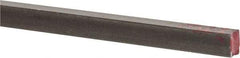 Made in USA - 36" Long x 3/16" High x 1/4" Wide, Mill Key Stock - W-1 (Water Hardening) Tool Steel - Americas Tooling