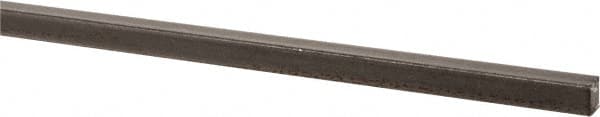 Made in USA - 36" Long x 1/8" High x 1/8" Wide, Key Stock - W-1 (Water Hardening) Tool Steel - Americas Tooling