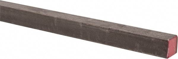 Made in USA - 36" Long x 7/16" High x 7/16" Wide, Key Stock - W-1 (Water Hardening) Tool Steel - Americas Tooling