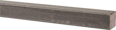 Made in USA - 36" Long x 1/2" High x 1/2" Wide, Key Stock - W-1 (Water Hardening) Tool Steel - Americas Tooling