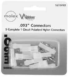 Molex - 12 Circuit, 12 AWG, 0.093 Inch Pin Diameter, Modular Receptacle Plug Connector Package - RoHS Compliant - Americas Tooling