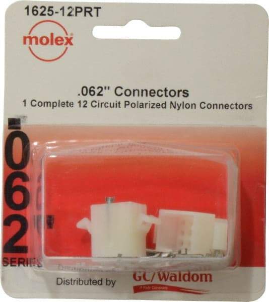 Molex - 12 Circuit, 12 AWG, 0.062 Inch Pin Diameter, Modular Receptacle Plug Connector Package - RoHS Compliant - Americas Tooling