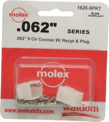 Molex - 9 Circuit, 9 AWG, 0.062 Inch Pin Diameter, Modular Receptacle Plug Connector Package - RoHS Compliant - Americas Tooling