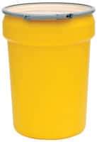 Eagle - 30 Gallon Capacity, Plastic Lever Lock, Yellow Lab Pack - 5 Gallon Container, Polyethylene, 220 Lb. Capacity, UN 1H2/X100/S Listing - Americas Tooling