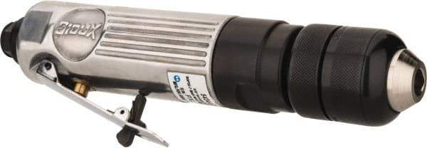 Sioux Tools - 3/8" Keyless Chuck - Inline Handle, 2,500 RPM, 5, 36 CFM, 0.33 hp - Americas Tooling