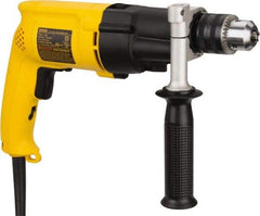 DeWALT - 120 Volt 1/2" Keyed Chuck Electric Hammer Drill - 0 to 19,000 & 0 to 46,000 BPM, 0 to 1,100 & 0 to 2,700 RPM, Reversible - Americas Tooling