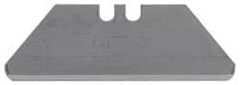 Stanley - 100 Piece Carbon Steel Utility Knife Blade - 1-7/8" OAL, 0.024" Blade Thickness - Americas Tooling