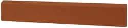 Norton - 6" Long x 1" Wide x 1/4" Thick, Aluminum Oxide Sharpening Stone - Rectangle, Fine Grade - Americas Tooling