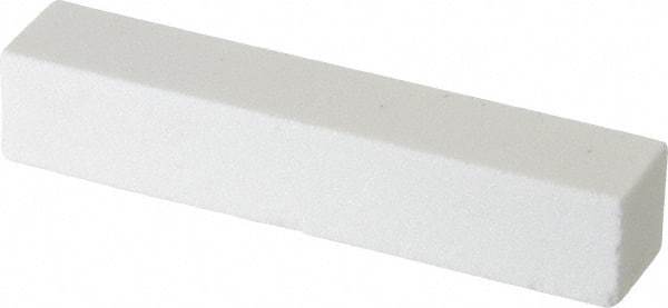 Norton - 150 Grit Aluminum Oxide Square Dressing Stick - 4 x 3/4 x 3/4, Very Fine Grade, Vitrified Bond - Americas Tooling