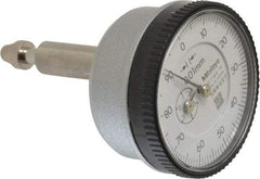 Mitutoyo - 5mm Range, 0-100 Dial Reading, 0.01mm Graduation Dial Drop Indicator - 1.5354" Dial, 1mm Range per Revolution, 0.016mm Accuracy - Americas Tooling