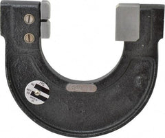 YPG - 1-3/4 to 2 Inch, Cast Iron 5 Frame Snap Gage - 0.001 Inch Graduation, Hardened Tool Steel Anvil - Americas Tooling