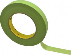 3M - 3/4" Wide x 60 Yd Long Green Paper Masking Tape - Series 401+/233+, 6.7 mil Thick, 25 In/Lb Tensile Strength - Americas Tooling