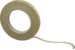 3M - 1/2" Wide x 60 Yd Long Tan Paper Masking Tape - Series 2380, 7.2 mil Thick, 28 In/Lb Tensile Strength - Americas Tooling