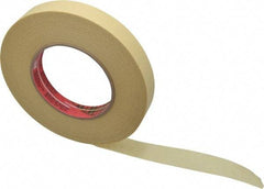 3M - 3/4" Wide x 60 Yd Long Tan Paper Masking Tape - Series 2693, 7.9 mil Thick, 29 In/Lb Tensile Strength - Americas Tooling