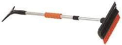 Value Collection - 48" Long, Telescoping Snowbroom & Ice Scraper - 9" Telescoping, Plastic & Metal - Americas Tooling