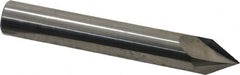 Made in USA - 3/8" Body Diam, 60°, 2-1/2" OAL, Solid Carbide Spotting Drill - Americas Tooling