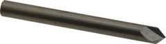 Made in USA - 1/4" Body Diam, 90°, 2-1/2" OAL, Solid Carbide Spotting Drill - Americas Tooling