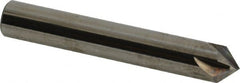 Made in USA - 3/8" Body Diam, 90°, 2-1/2" OAL, Solid Carbide Spotting Drill - Americas Tooling