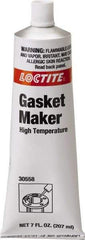 Loctite - 7 oz Tube Gray RTV Silicone Gasket Sealant - -50 to 600°F Operating Temp - Americas Tooling