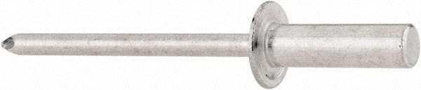 RivetKing - Size 66 Dome Head Aluminum Closed End Sealing Blind Rivet - Aluminum Mandrel, 0.251" to 3/8" Grip, 3/8" Head Diam, 0.192" to 0.196" Hole Diam, 0.656" Length Under Head, 3/16" Body Diam - Americas Tooling