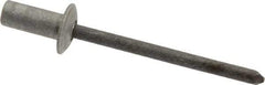 RivetKing - Size 64 Dome Head Aluminum Closed End Sealing Blind Rivet - Steel Mandrel, 0.188" to 1/4" Grip, 3/8" Head Diam, 0.192" to 0.196" Hole Diam, 0.531" Length Under Head, 3/16" Body Diam - Americas Tooling