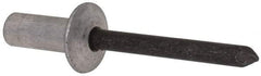 RivetKing - Size 86 Dome Head Aluminum Closed End Sealing Blind Rivet - Steel Mandrel, 1/8" to 1/4" Grip, 1/2" Head Diam, 0.257" to 0.261" Hole Diam, 0.695" Length Under Head, 1/4" Body Diam - Americas Tooling