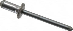 RivetKing - Size 82-84 Dome Head Aluminum Multi Grip Blind Rivet - Steel Mandrel, 0.062" to 1/4" Grip, 0.511" Head Diam, 0.257" to 0.261" Hole Diam, 0.472" Length Under Head, 1/4" Body Diam - Americas Tooling