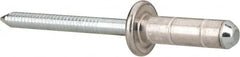 RivetKing - Size 86-88 Dome Head Aluminum Multi Grip Blind Rivet - Steel Mandrel, 1/4" to 3/4" Grip, 0.511" Head Diam, 0.257" to 0.261" Hole Diam, 0.708" Length Under Head, 1/4" Body Diam - Americas Tooling