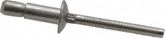 RivetKing - Size 64 Dome Head Stainless Steel Structural with Locking Stem Blind Rivet - Stainless Steel Mandrel, 0.062" to 0.27" Grip, 0.385" Head Diam, 0.194" to 0.204" Hole Diam, 0.415" Length Under Head, 3/16" Body Diam - Americas Tooling