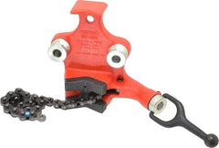 Ridgid - 1/2 to 4-1/2" Pipe Capacity, Manual Chain Vise - Bolt Down, Cast Iron, Model Number BC410P - Americas Tooling