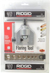 Ridgid - 3/16 to 5/8" Pipe Capacity, Flaring Tools & Tube Expanders - Americas Tooling