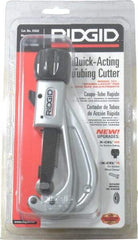 Ridgid - 1/4" to 1-5/8" Pipe Capacity, Tube Cutter - Cuts Metal - Americas Tooling