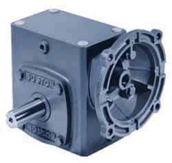 Boston Gear - 1-3/4 Centerline Distance, 15:1, 117 RPM Output,, Speed Reducer - Single Shaft Left, 56C NEMA - Americas Tooling