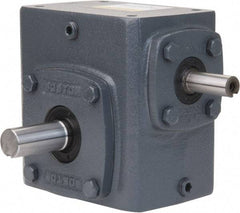 Boston Gear - 2.38 Centerline Distance, 15:1, 117 RPM Output, 2.34 Input Horsepower, 1,159 Lbs. Max Torque, Speed Reducer - Single Shaft Left - Americas Tooling