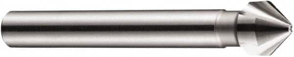 DORMER - 10mm Shank Diam, 3 Flute 90° High Speed Steel Countersink - Americas Tooling