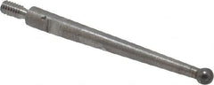 SPI - 0.08" Ball Diam, Carbide, Ball Test Indicator Contact Point - 1" Contact Point Length, Use with Mitutoyo Test Indicators - Americas Tooling