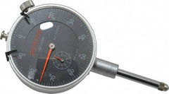 Peacock - 1" Range, 0-100 Dial Reading, 0.001" Graduation Dial Drop Indicator - 2-3/64" Dial, 0.002" Accuracy, Revolution Counter - Americas Tooling