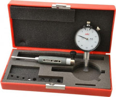 Value Collection - 9 Anvil, 0.24 to 0.4" Dial Bore Gage - 0.0005" Graduation, 1.57" Gage Depth - Americas Tooling