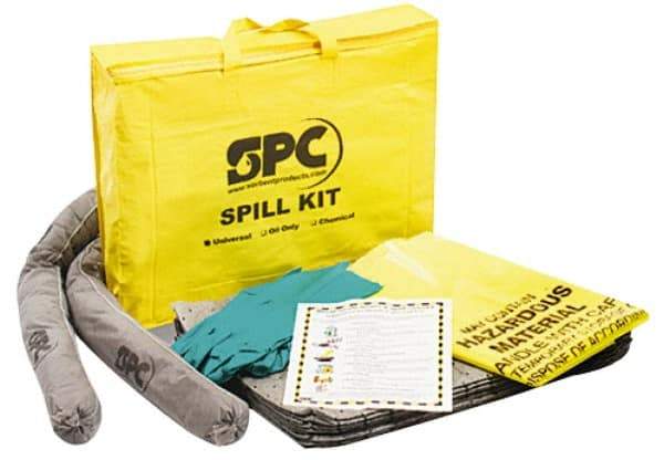 Brady SPC Sorbents - 5 Gal Capacity Oil Only Spill Kit - Pad Dispenser - Americas Tooling