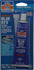 Permatex - 3 oz Tube Blue Butyl Rubber Gasket Sealant - -65 to 400°F Operating Temp, 24 hr Full Cure Time - Americas Tooling