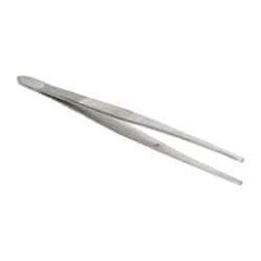 Value Collection - 7" OAL Stainless Steel Assembly Tweezers - Blunt, Serrated Points - Americas Tooling